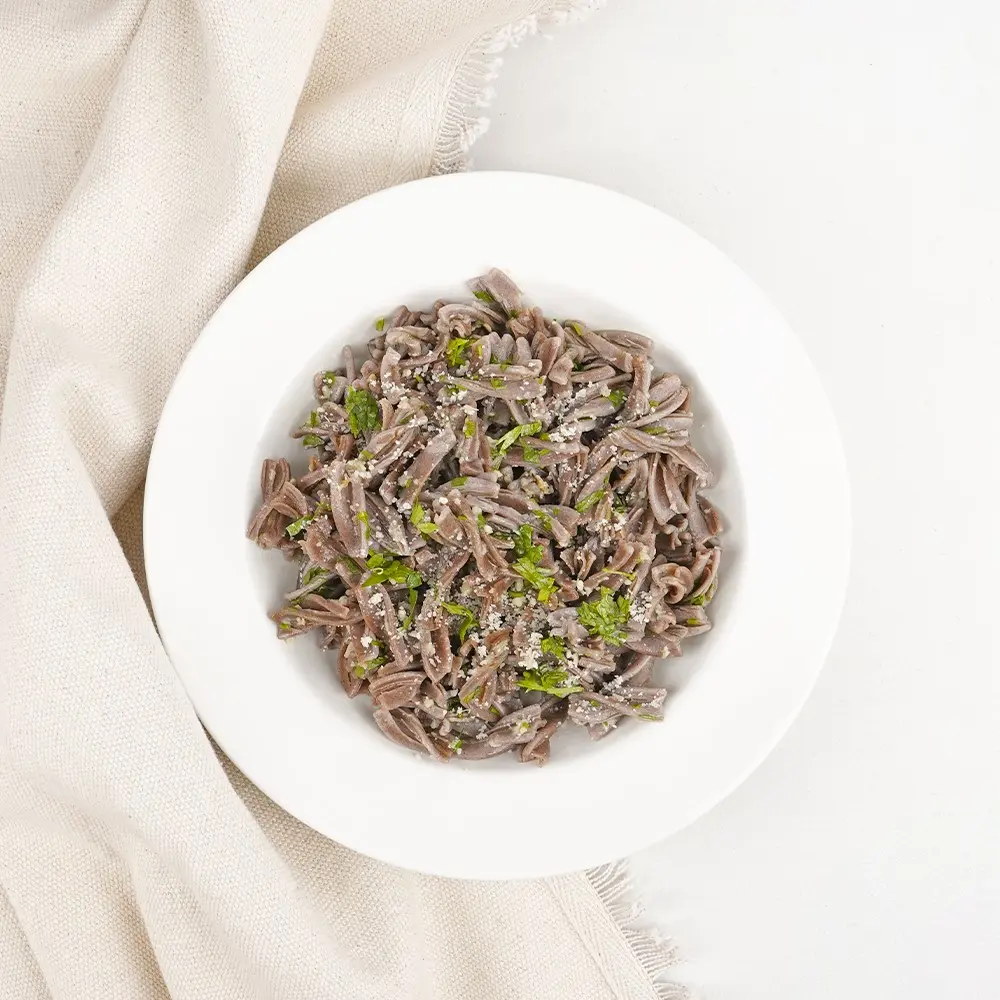 Garlic Buckwheat Pasta
